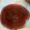 Agaat schijf dun rood/bruin - Afbeelding 3